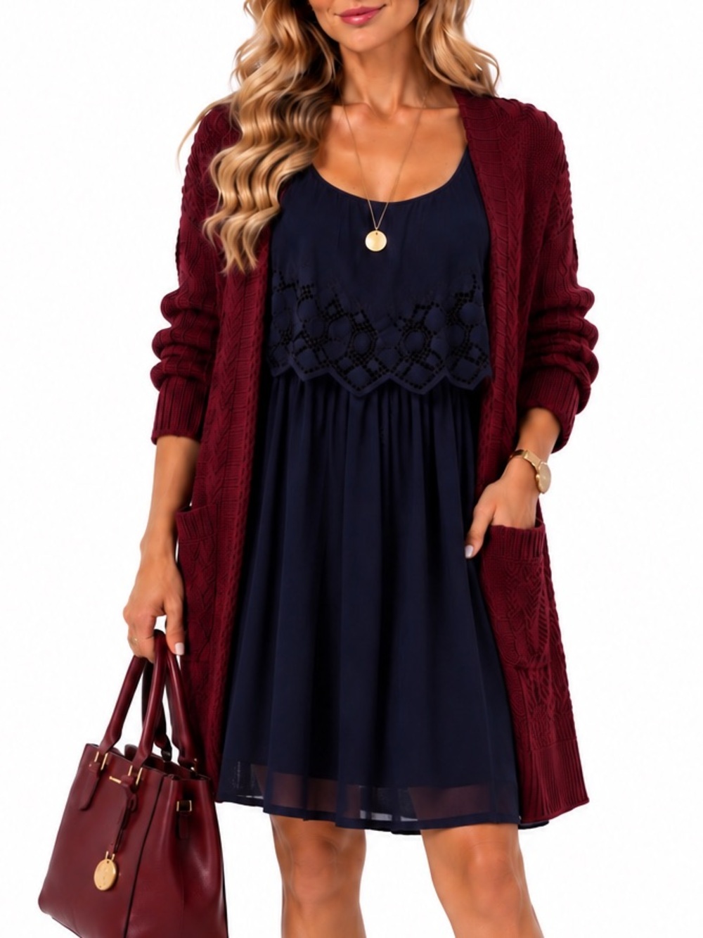 Blue Dress M Size